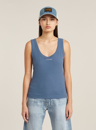 Slim Rib Tank Top